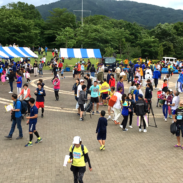 マラソン大会会場